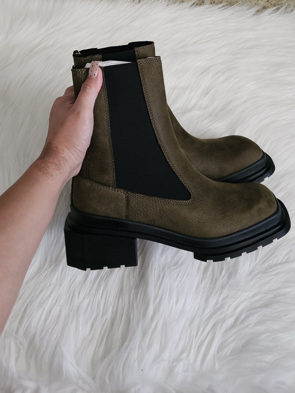 Dr. Martens Olive Maybole Chelsea Boots
